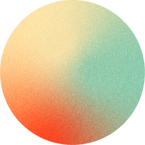 Grainy Gradient Buildable Brutalist Circle Shape